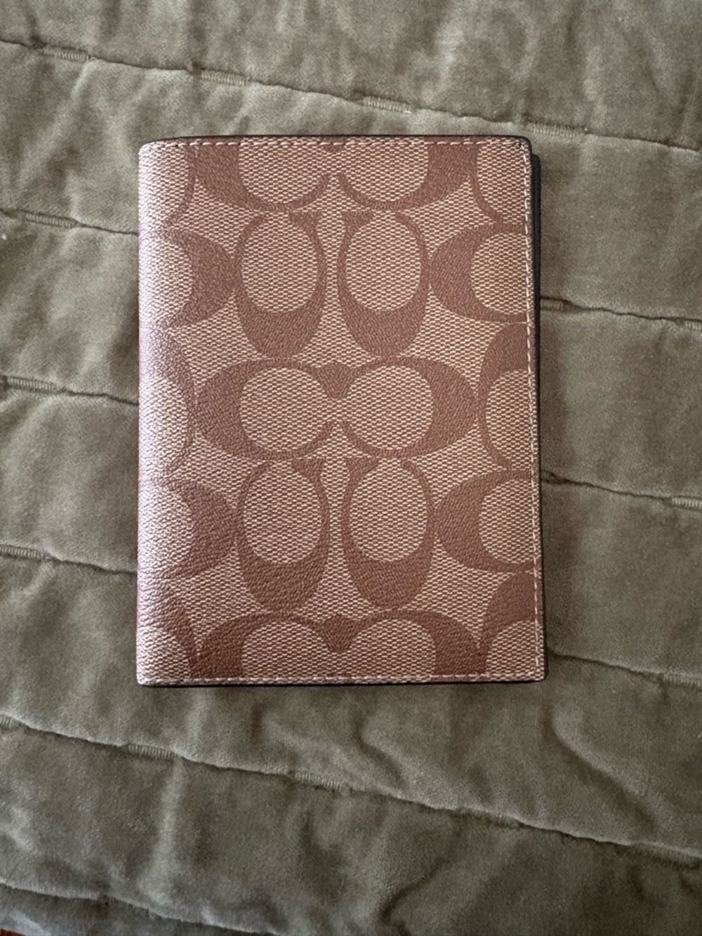Coach passport holder